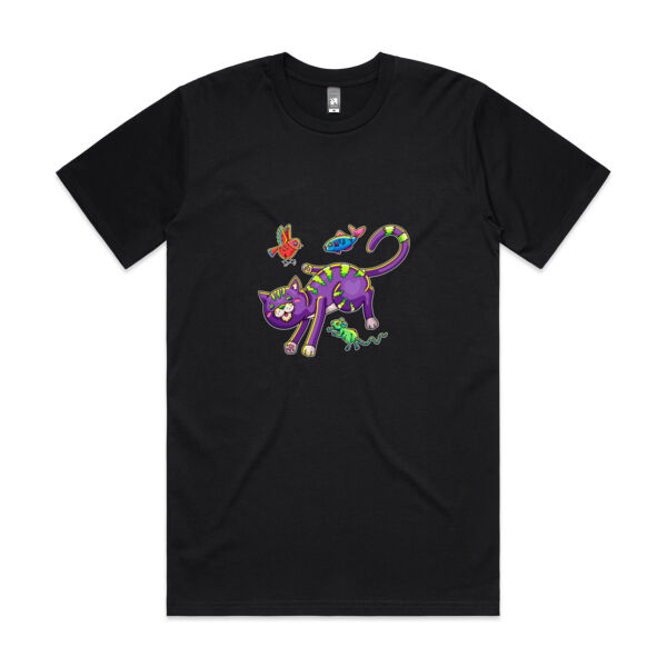 Purple Cat & Friends V2 - AS Colour - Classic Tee (Heavy Weight) Thumbnail