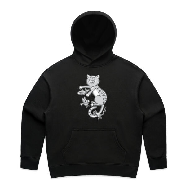 B&W Cat & Friends - AS Colour - Women's Relax Hood Thumbnail