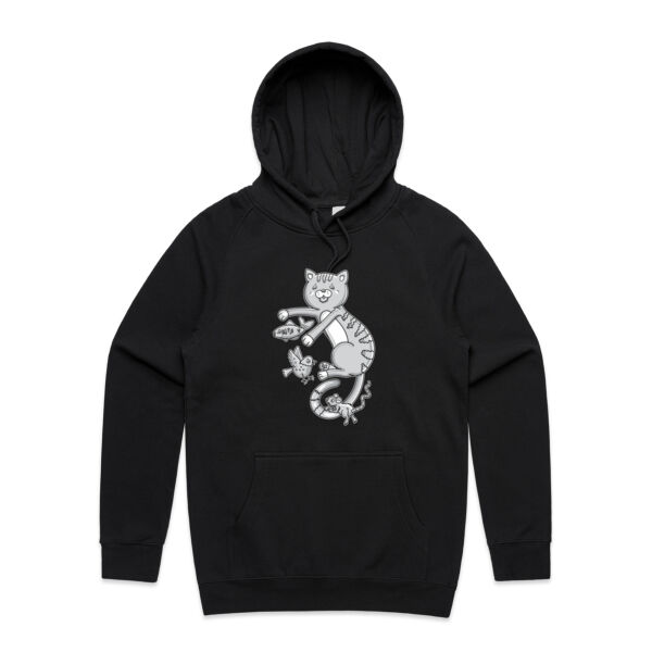B&W Cat & Friends - AS Colour - Supply Hood Sweatshirt Thumbnail