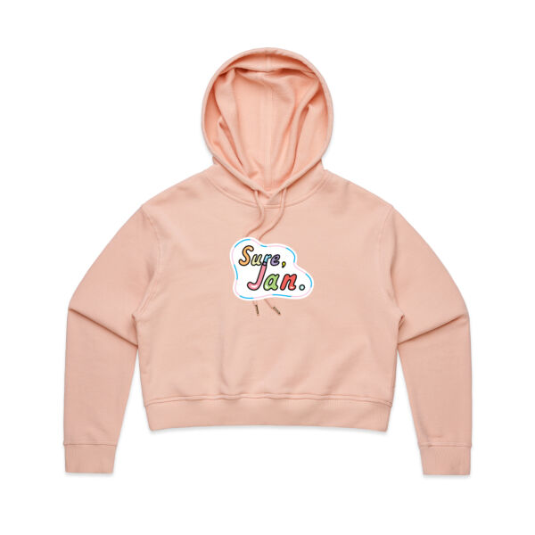 Sure, Jan. - AS Colour - Women's Crop Hood Thumbnail