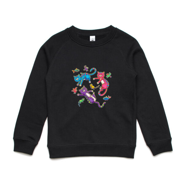 Cat Trio & Friends - AS Colour - Youth Supply Crew Sweatshirt Thumbnail