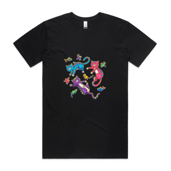 Cat Trio & Friends - AS Colour - Organic Staple Tee Thumbnail