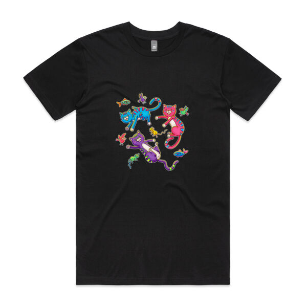 Cat Trio & Friends - AS Colour - Staple Crew Tee (Premium) Thumbnail