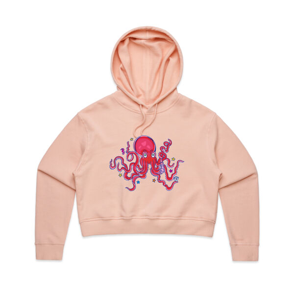 INK-redibly Armed - AS Colour - Staple Crew Tee (Premium) - AS Colour - Women's Crop Hood Thumbnail