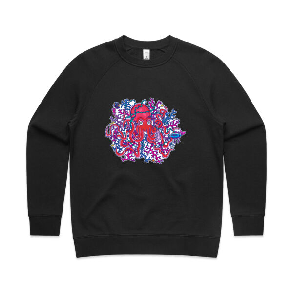 Tangled Octopus - AS Colour - Women's Supply Crew Thumbnail