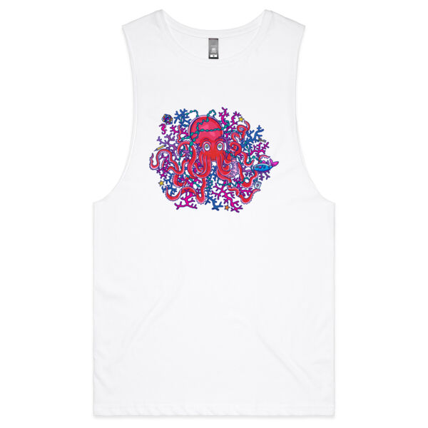 Tangled Octopus - AS Colour - Barnard Tank Top - Muscle Tee Thumbnail