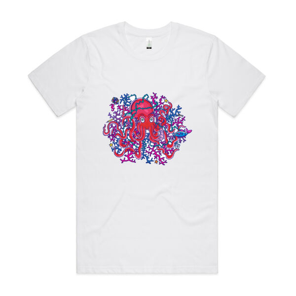 Tangled Octopus - AS Colour - Organic Cotton Unisex Tee Thumbnail