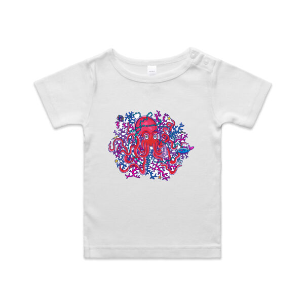 Tangled Octopus - AS Colour - Infant Wee Tee Thumbnail