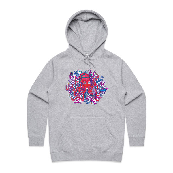Tangled Octopus - AS Colour - Women's Supply Hood Thumbnail