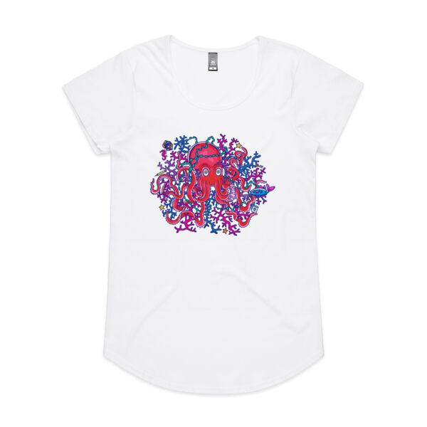 Tangled Octopus - AS Colour - Women's 'Mali' Scoop Tee Thumbnail
