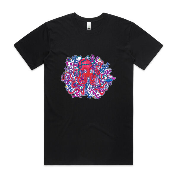Tangled Octopus - AS Colour - Organic Staple Tee Thumbnail