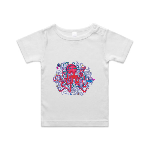 Tangled Octopus V2 - AS Colour - Infant Wee Tee Thumbnail