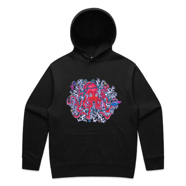 Tangled Octopus V2 - AS Colour - Mens Relax Hood Thumbnail