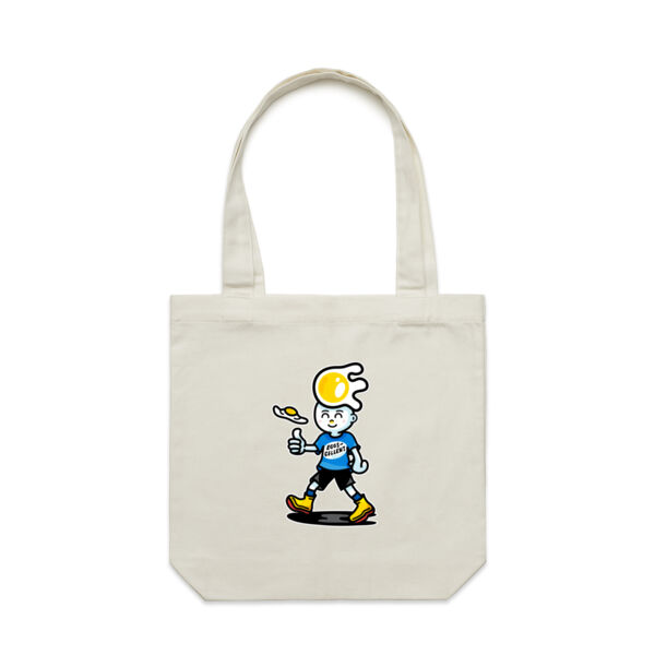 Eggscellent Mascot - AS Colour - Canvas Tote 'Carrie' Bag  Thumbnail