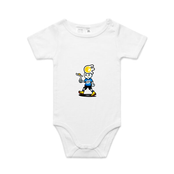 Eggscellent Mascot - AS Colour - Baby 'Mini-me' Onesie Romper Thumbnail