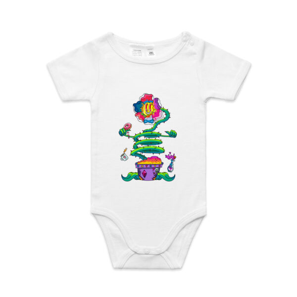 A Flower Just as Sane as You Are - AS Colour - Baby 'Mini-me' Onesie Romper Thumbnail
