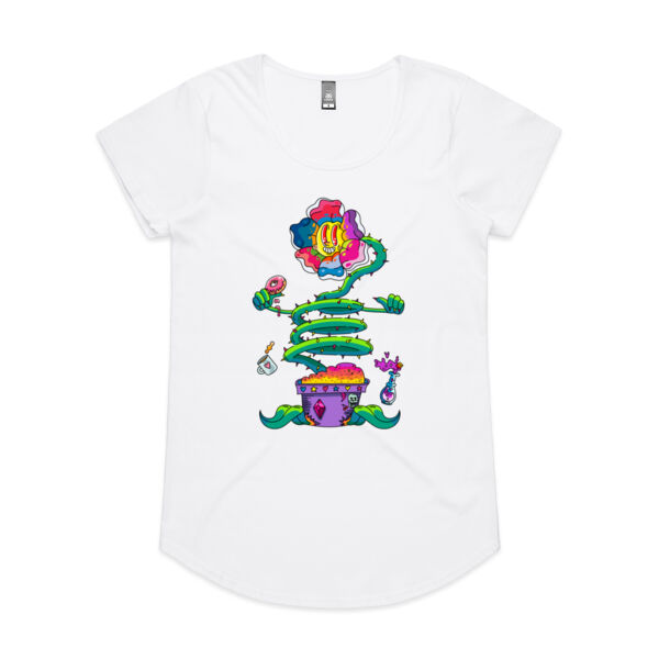 A Flower Just as Sane as You Are - AS Colour - Women's 'Mali' Scoop Tee Thumbnail