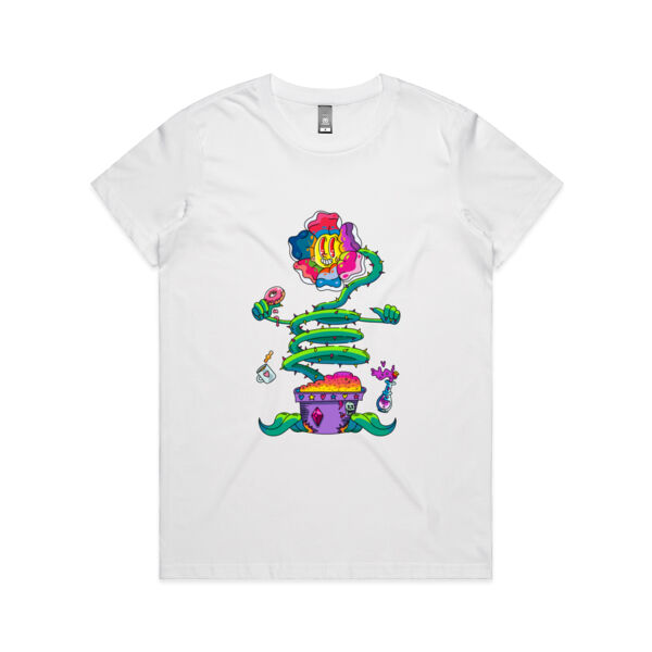 A Flower Just as Sane as You Are - AS Colour - Women's Maple Crew Tee Thumbnail