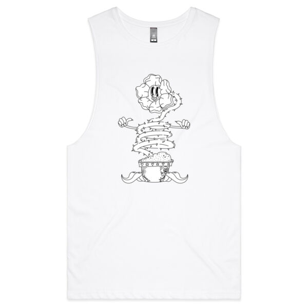Happy Sentient Flower - AS Colour - Barnard Tank Top - Muscle Tee Thumbnail