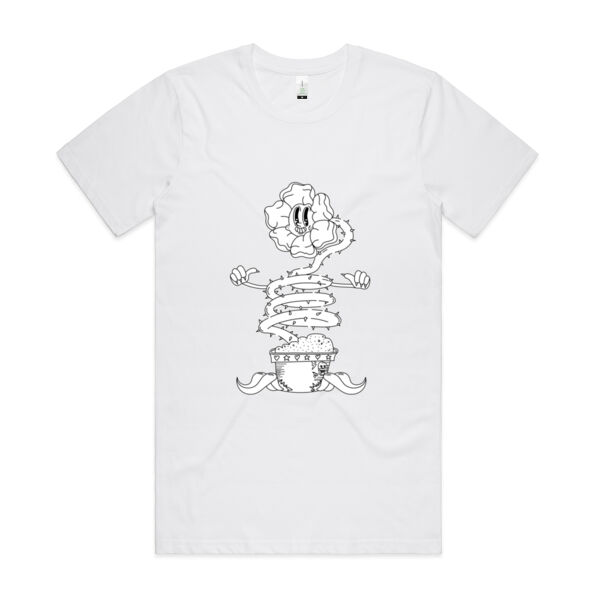 Happy Sentient Flower - AS Colour - Organic Cotton Unisex Tee Thumbnail