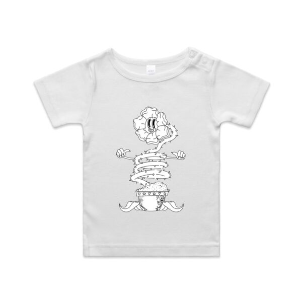 Happy Sentient Flower - AS Colour - Infant Wee Tee Thumbnail