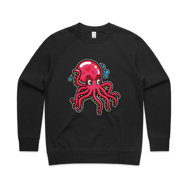 Octo in Red - AS Colour - Women's Supply Crew Thumbnail
