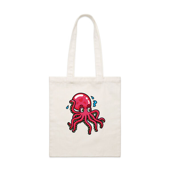 Octo in Red - AS Colour - Parcel Tote (Smallest) Thumbnail