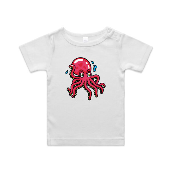 Octo in Red - AS Colour - Infant Wee Tee Thumbnail