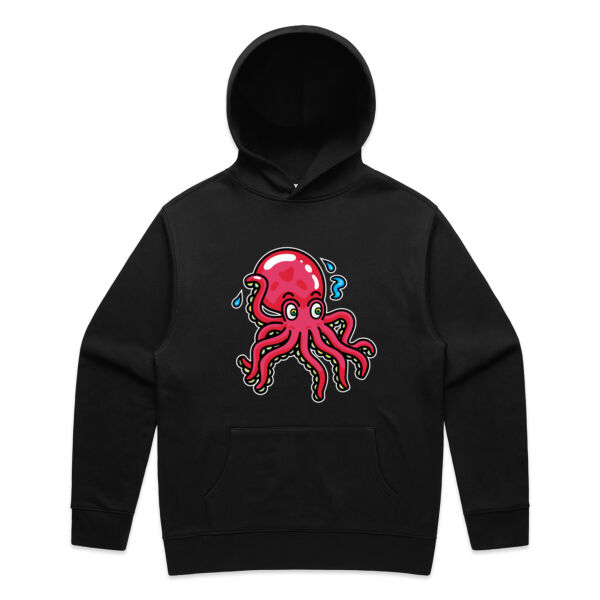 Octo in Red - AS Colour - Mens Relax Hood Thumbnail