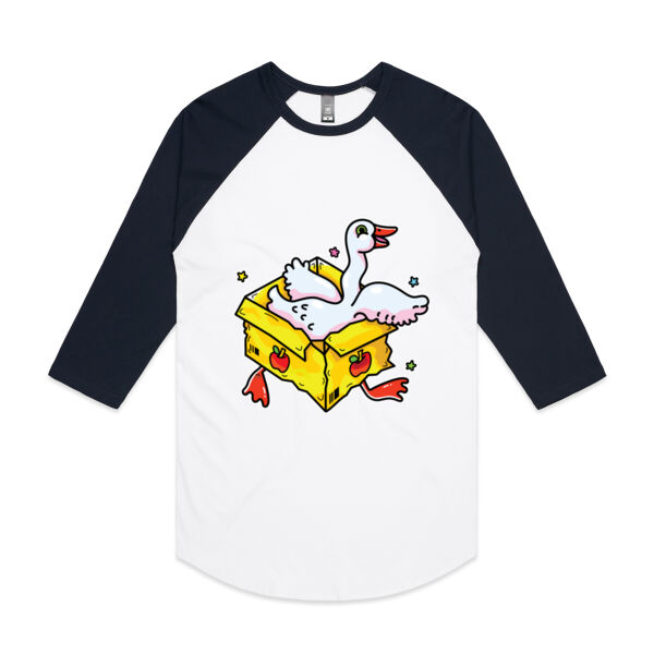 GooseBox V2 - AS Colour - 3/4 Raglan Baseball Sleeve Tee Thumbnail