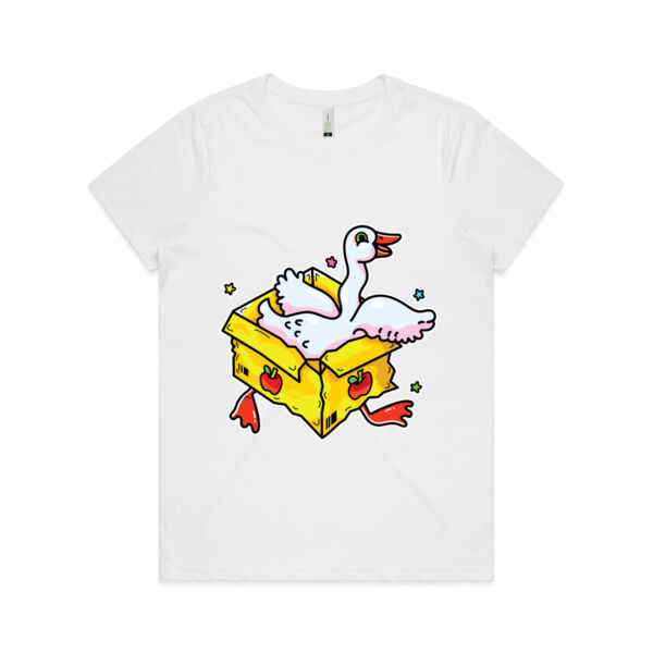 GooseBox V2 - AS Colour - Women's  Maple ORGANIC Tee Thumbnail