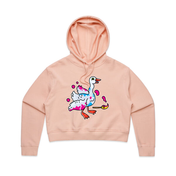 Paint it like a Goose - AS Colour - Women's Crop Hood Thumbnail