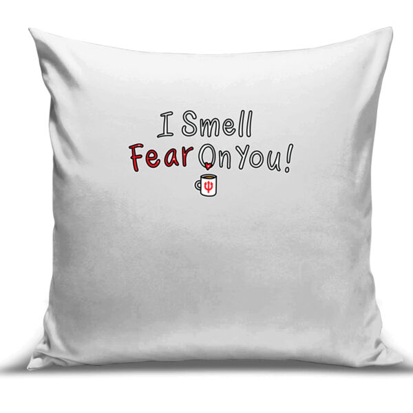 I Smell Fear on You! - Cushion Cover - 100% Linen Thumbnail