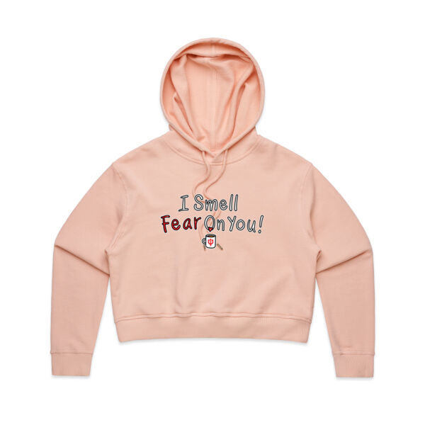 I Smell Fear on You! - AS Colour - Women's Crop Hood Thumbnail