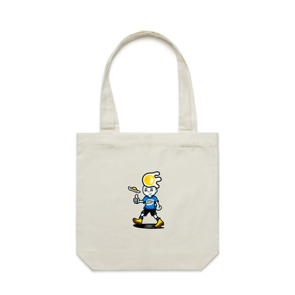 Eggscellent Mascot - AS Colour - Canvas Tote 'Carrie' Bag  Thumbnail
