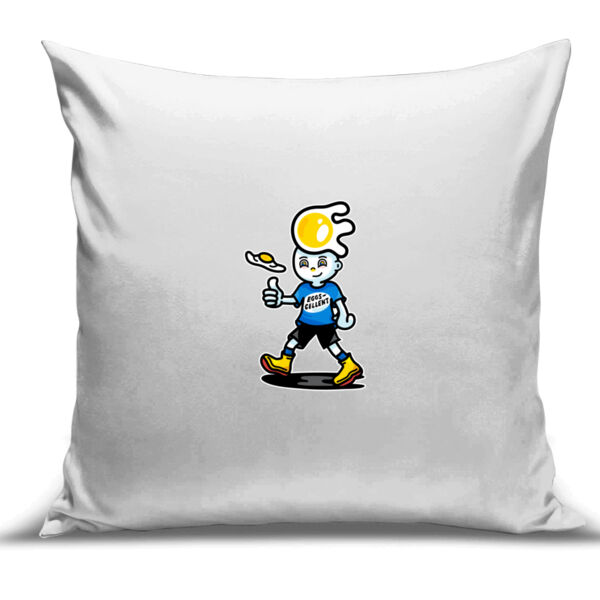 Eggscellent Mascot - Cushion Cover - 100% Linen Thumbnail