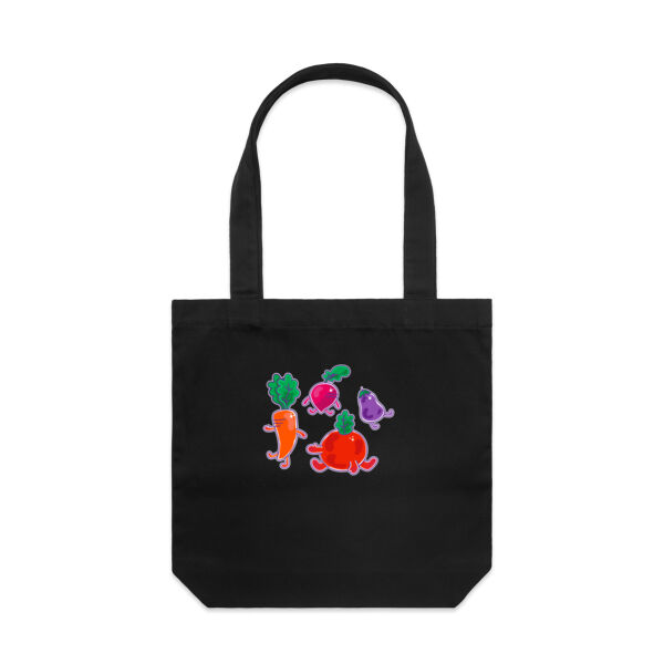 Veggie Critters - AS Colour - Canvas Tote 'Carrie' Bag  Thumbnail