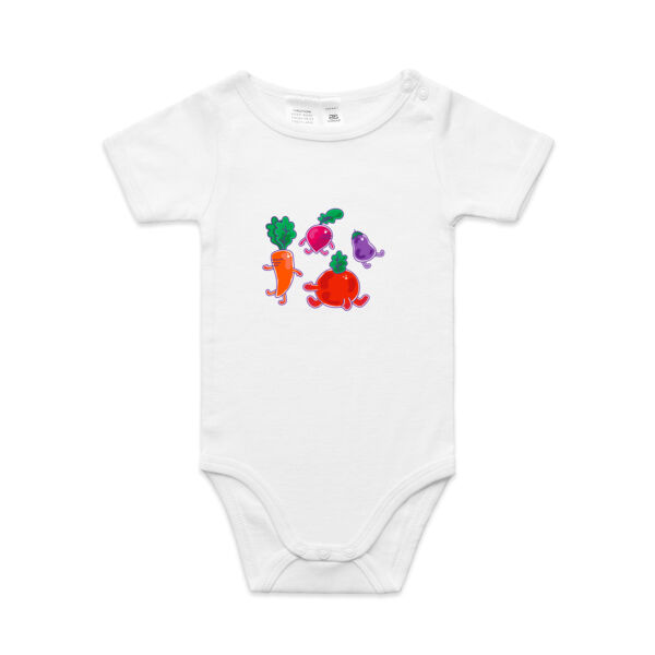 Veggie Critters - AS Colour - Baby 'Mini-me' Onesie Romper Thumbnail