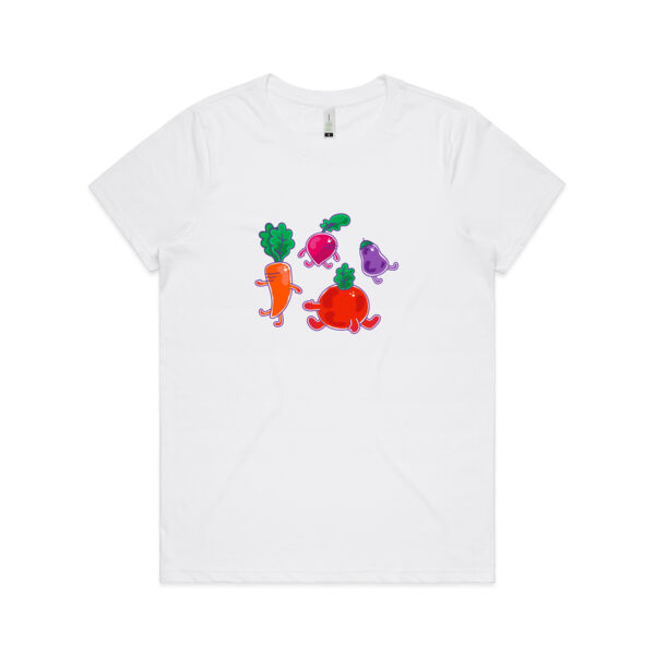 Veggie Critters - AS Colour - Women's  Maple ORGANIC Tee Thumbnail