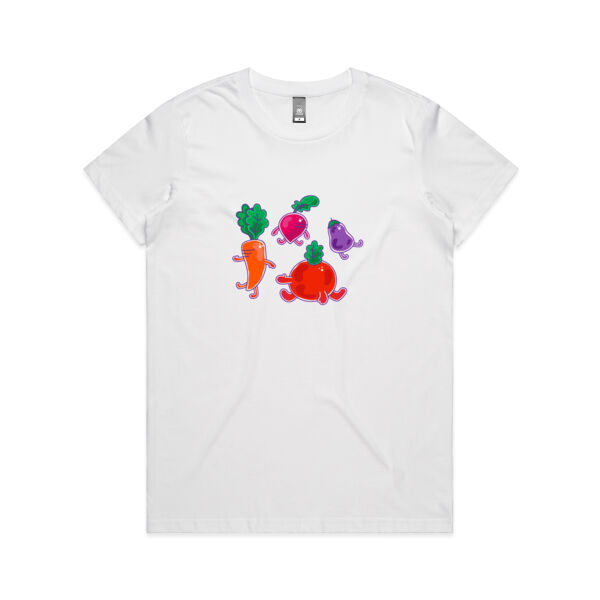 Veggie Critters - AS Colour - Women's Maple Crew Tee Thumbnail