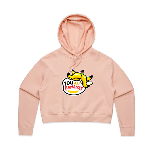 YOU ARE BANANAS! - AS Colour - Women's Crop Hood Thumbnail