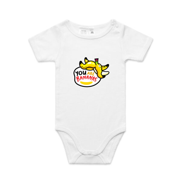 YOU ARE BANANAS! - AS Colour - Baby 'Mini-me' Onesie Romper Thumbnail