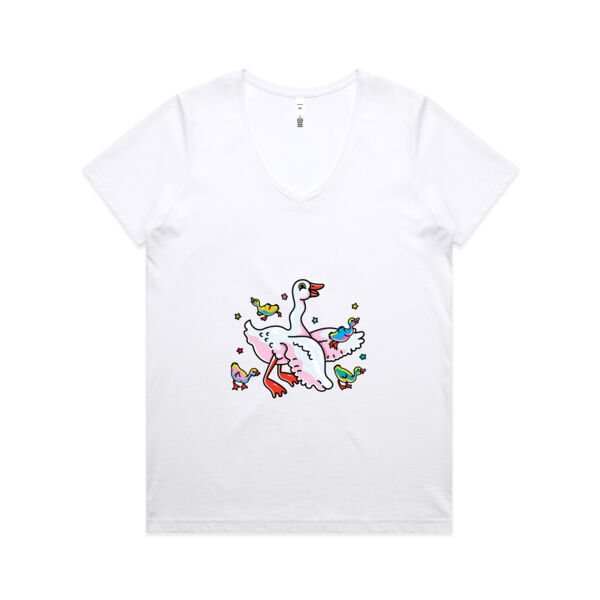 MotherGoose - AS Colour - Women's Maple V Neck Tee Thumbnail