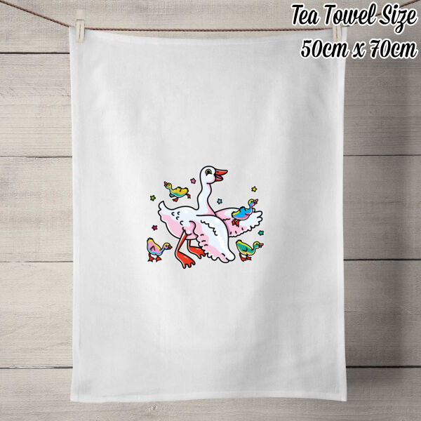 MotherGoose - 100% Linen Tea Towel - Off White Thumbnail