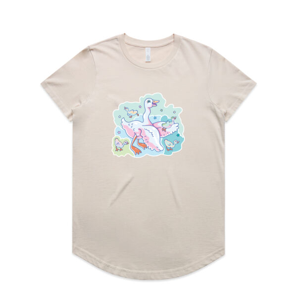 MotherGoose V2 - AS Colour - Women's Maple Curve Tee Thumbnail