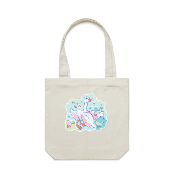 MotherGoose V2 - AS Colour - Canvas Tote 'Carrie' Bag  Thumbnail