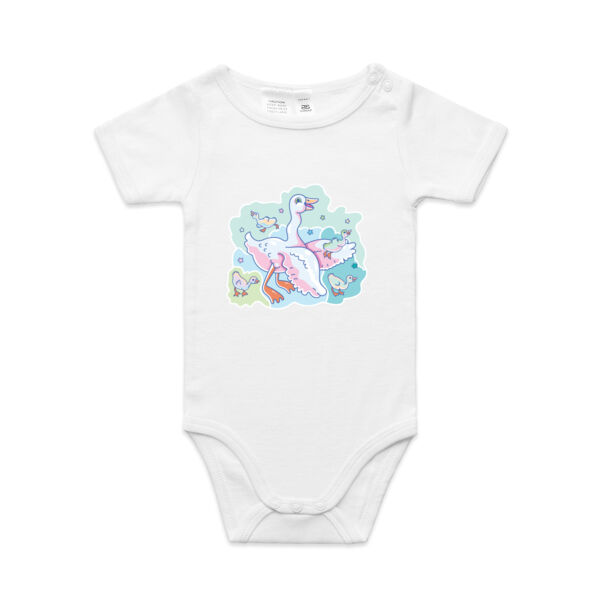 MotherGoose V2 - AS Colour - Baby 'Mini-me' Onesie Romper Thumbnail