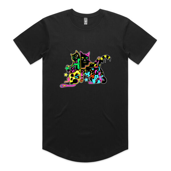 Cats of Neon - AS Colour - Staple Curve Tee Thumbnail