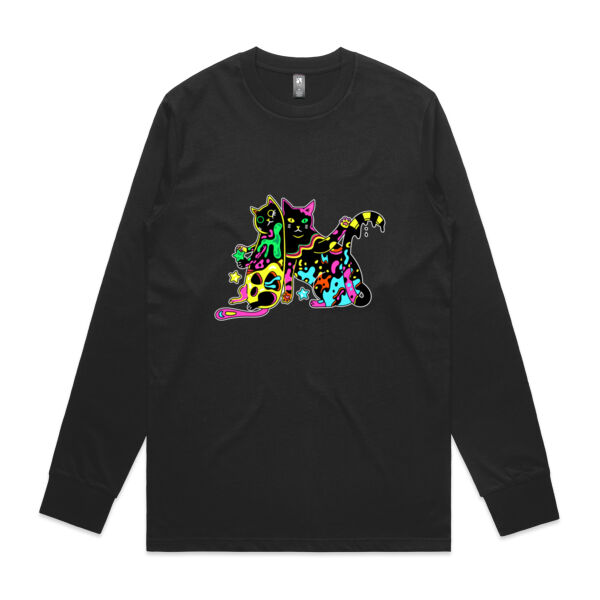 Cats of Neon - AS Colour - Classic L/S Tee Thumbnail