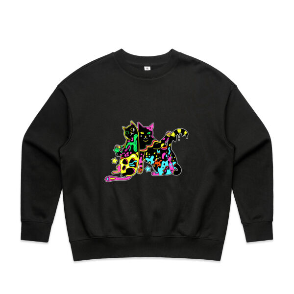 Cats of Neon - AS Colour - Wo's Heavy Crew Thumbnail